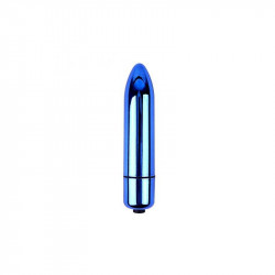 Vibrating Bullet Try Metal Metalic Blue